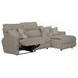 McPherson Buff and Winter 3 Piece Modular Power Reclining RAF Chaise Sectional with USB Charging
