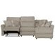 McPherson Buff and Winter 3 Piece Modular Power Reclining RAF Chaise Sectional with USB Charging