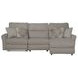 McPherson Buff and Winter 3 Piece Modular Power Reclining RAF Chaise Sectional with USB Charging