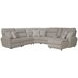 McPherson Buff and Winter 6 Piece Modular Power Reclining Sectional with USB Charging