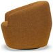 Natalie Rust Upholstered Swivel Chair