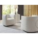 Ingrid Ivory Upholstered Swivel Chair
