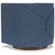Ingrid Blue Upholstered Swivel Chair