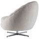 Lucille Beige Upholstered Swivel Chair
