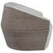 Natalie Ivory Upholstered Woven Swivel Chair