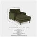 Reveon Lakes Olive Chaise
