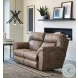 Hollins Coffee Power Reclining Loveseat