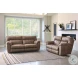 Hollins Coffee Power Reclining Loveseat