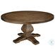 Kensington Walnut Round Solid Pine Dining Table