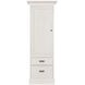 Structures White 1 Door Display Cabinet with Storage