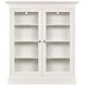 Structures White 2 Door Double Display Cabinet