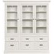 Structures White 81" Triple Storage Display with 6 Drawers
