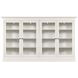 Structures Quad White 106" Display Cabinet with 4 Doors