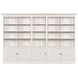 Structures Quintuple White 30 Shelves Display Bookcase