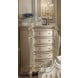 Picardy Antique Pearl Upholstered Panel Bedroom Set