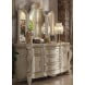 Picardy Antique Pearl Upholstered Panel Bedroom Set