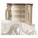 Picardy Antique Pearl and Cherry Oak 5 Drawer Chest