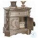 Northville Antique Silver 1 Drawer Nightstand