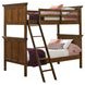 San Mateo Youth Tuscan Twin Over Twin Bunk Bed