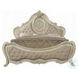 Ragenardus Antique White King Upholstered Panel Bed