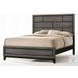 Valdemar Weathered Gray King Panel Bed