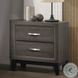 Valdemar Weathered Gray Nightstand