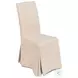 Draped Beige Side Chair Set of 2