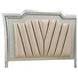 Kaitlyn Gray and Champagne Upholstered Storage Panel Bedroom Set with LED
