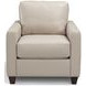 Millbrook Savino Taupe Leather Chair