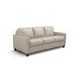 Millbrook Taupe Plain Leather 84" Sofa