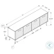 2727 Brown Laminate 72" TV Stand