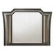 Kaitlyn Metallic Gray Arched Dresser Mirror with LED