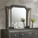 Kaitlyn Metallic Gray Arched Dresser Mirror with LED