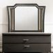 Kaitlyn Metallic Gray Arched Dresser Mirror with LED