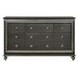 Kaitlyn Metallic Gray 9 Drawer Dresser