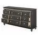 Kaitlyn Metallic Gray 9 Drawer Dresser