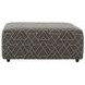Rendezvous Umber Castered Cocktail Square Ottoman