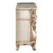 Gorsedd Beige and Golden Ivory 6 Drawer Marble Top Dresser