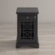 Craftsman Antique Black Chairside Table