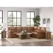 Whitlock Caramel 3 Piece Modular LAF Sectional