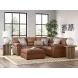 Whitlock Caramel 2 Piece Modular LAF Sectional