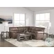 Whitlock Umber 2 Piece Modular LAF Sectional