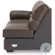 Whitlock Umber 2 Piece Modular LAF Sectional