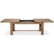 Bauhaus Beige 110" Rectangular Extendable Dining Table