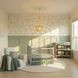 Modern Nursery Light Gray Convertible Crib