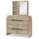 District Weathered Oak 8 Drawer Dresser