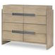 District Weathered Oak 8 Drawer Dresser