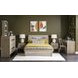 District Weathered Oak Full Storage Panel Bed with LED