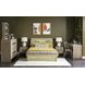 District Weathered Oak Full Storage Panel Bed with LED