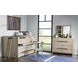 District Weathered Oak Twin Captains Storage Bed